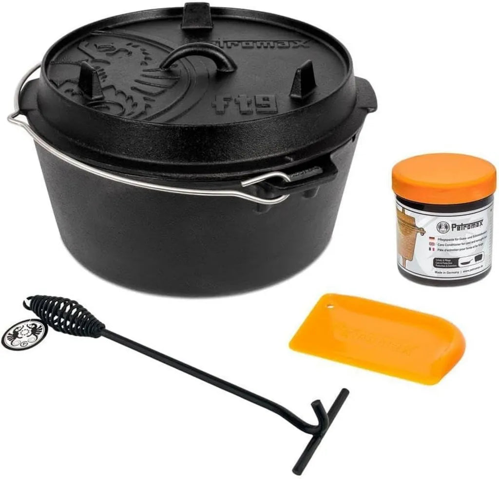 Ensemble de 4 Marmites Petromax Dutch Oven ft9-t avec Accessoires