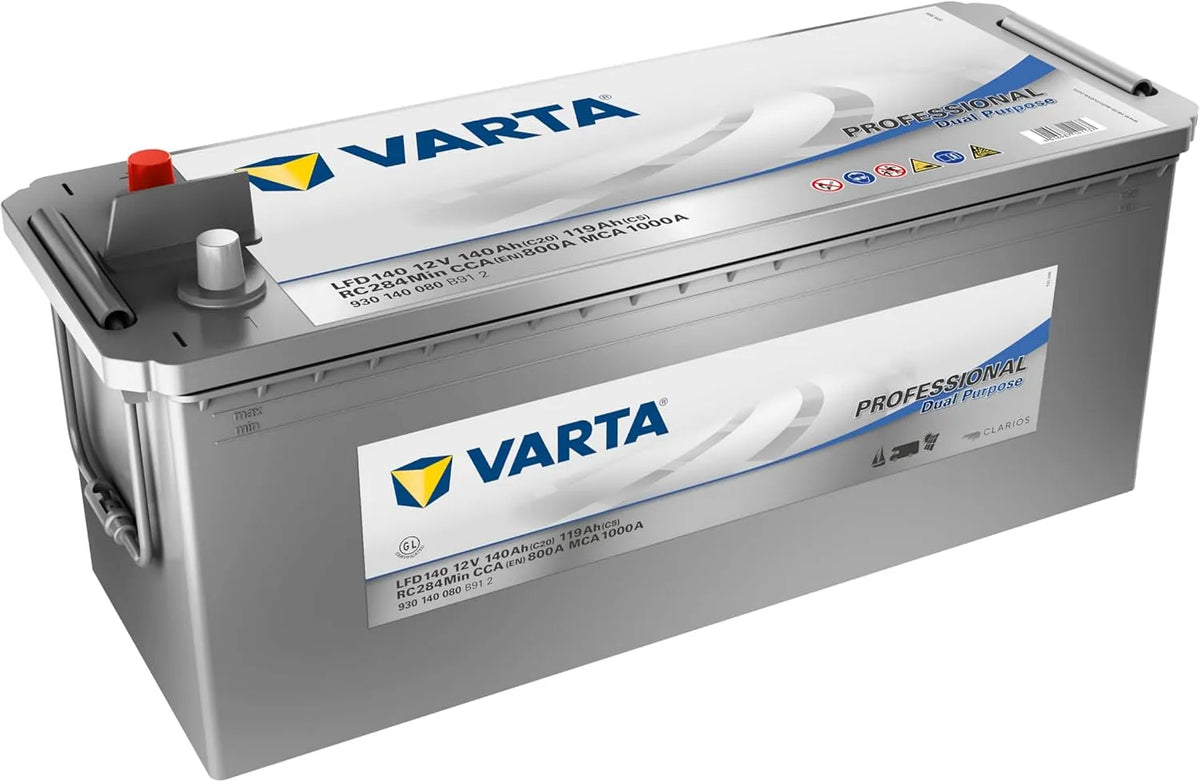 Varta Professionnal Decharge Lente Lfd140 Batterie Bateaux, Loisirs, 12 V 140Ah 800 Amps, Camping-Cars