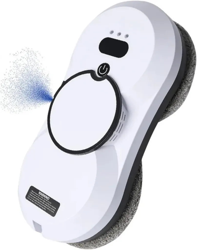 Aspirateur Robotisé pour Vitres, Puissance de Succion 5600 PA, Sécurité Antichute, Télécommande Incluse pour Surfaces Lisses