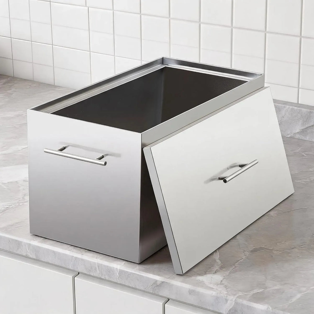 Robinet de cuisine 20.5x11.5x13inch, 15 L, gril, acier inoxydable, Clip de Mise en Conserve et 2 grilles, Grand marmite 15L à Fond Plat