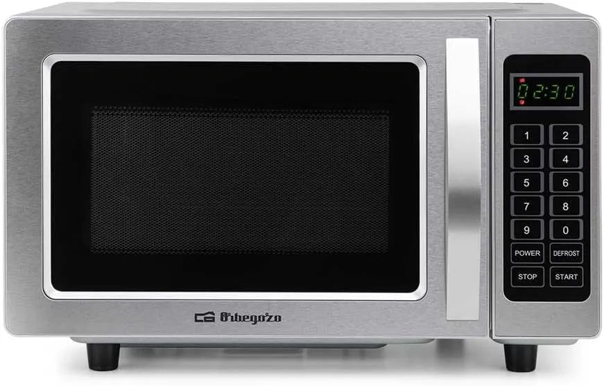 Micro-ondes, 25 L, 1000 W, professionnel, acier inoxydable, 25 litres, intérieur