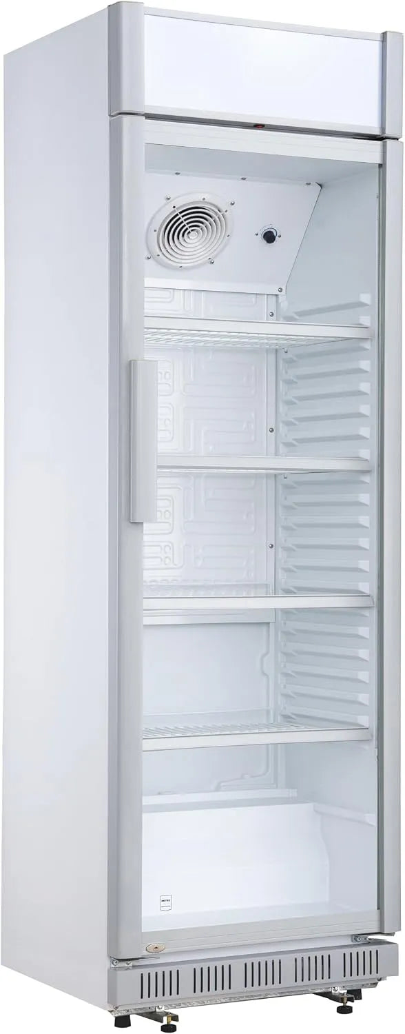 Réfrigérateur GSC2360C, 347 L, 62 x 64.6 x 193.5cm, 180 W, blanc, Métal, Verre 62 x 64, Frigo Vitré GSC2360C, METRO Professional Réfrigérateur à