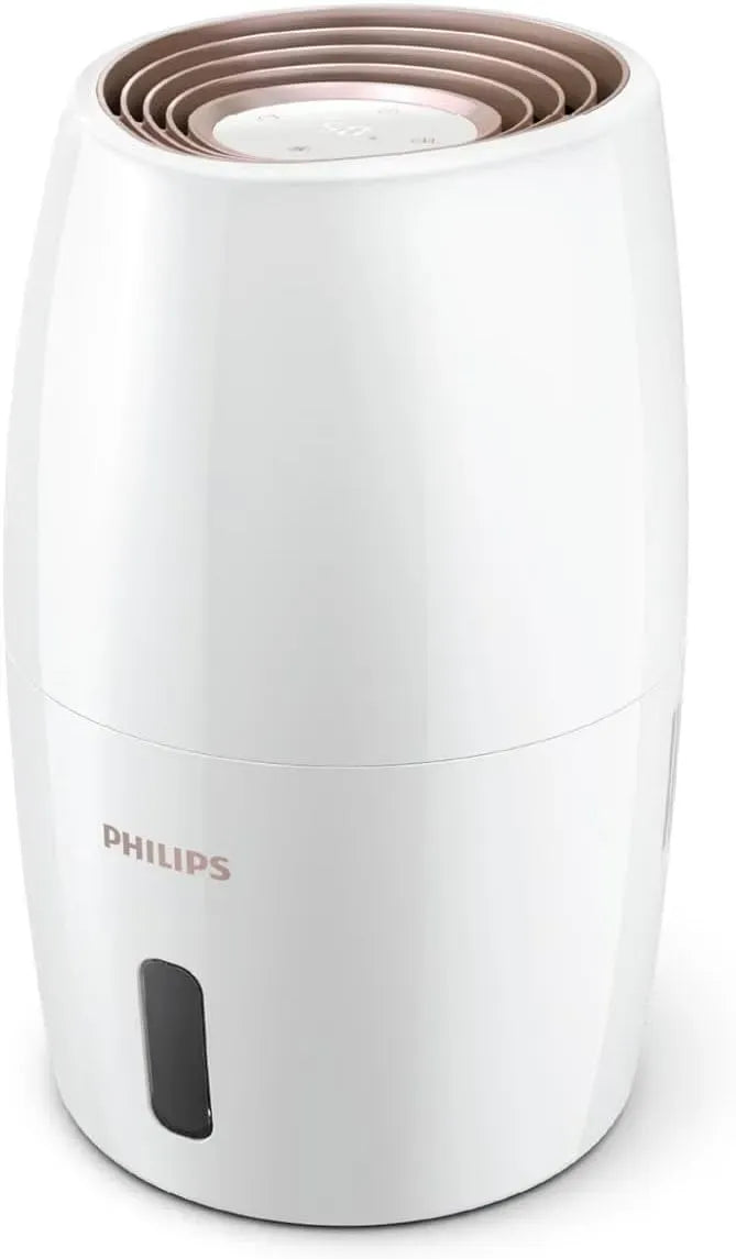 Philips 200ml/h HU2716/10 Humidificateur, 2 L, 32 m, 3 vitesses, grand réservoir, dalle IPS, blanc