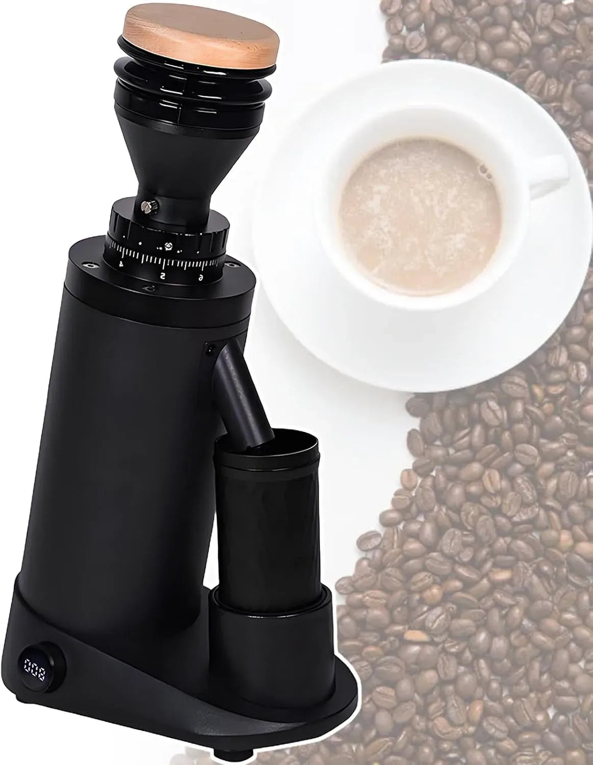 63mm-Black Moulin, broyeur à grains de café, 64 Mm, 63 Mm, pâtisserie, professionnel, acier inoxydable, noir, pour PâTisserie 63mm-Black