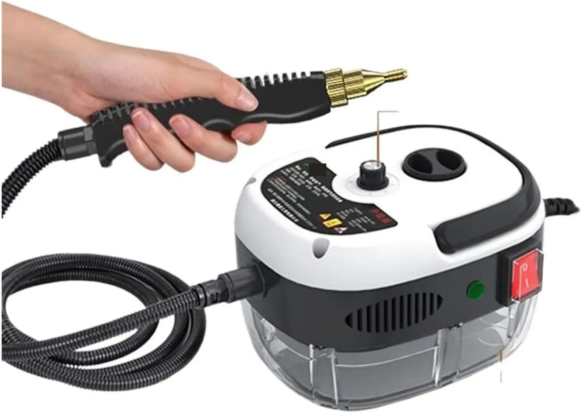 Hotte aspirante, 2500 W, hotte de cuisine, vapeur, 2 zones de température, blanc, Nettoyeur de vadrouille à vapeur, Nettoyeur À Vapeur