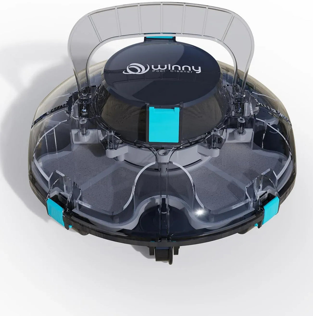 Aspirateur, WINNY POOL 200P, noir, Autonomie 80 Min pour Piscines Hors-Sol 60m², CLEANER Winny Robot Piscine