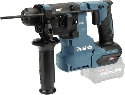 Makita HR010GZ Perforateur burineur pour percer avec percussion et travailler au burin 40V XGT SDS-PLUS 2J, solo