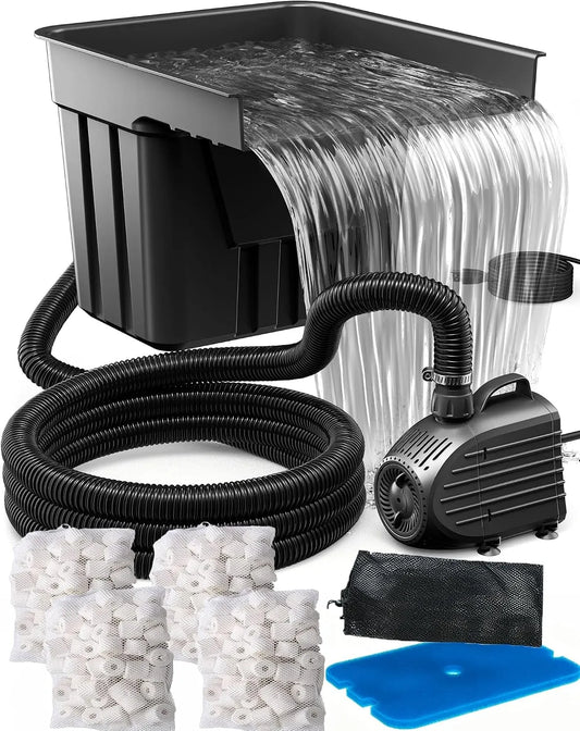 Pompe pour bassin et pompe de filtration et fontaine, 4500 l/h, 80 W, pour bassin et fontaine