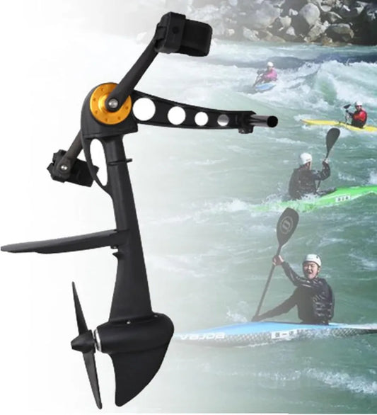 Pédalier Kayak pour Pêche et Navigation, Propulsion à Pied Efficace