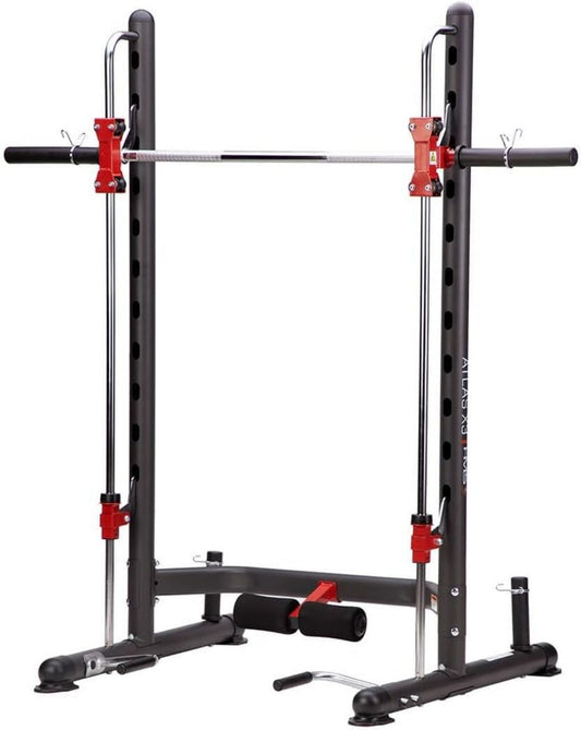Machine à Squat Noir HMS Atlas X3 pour Entraînement Polyvalent