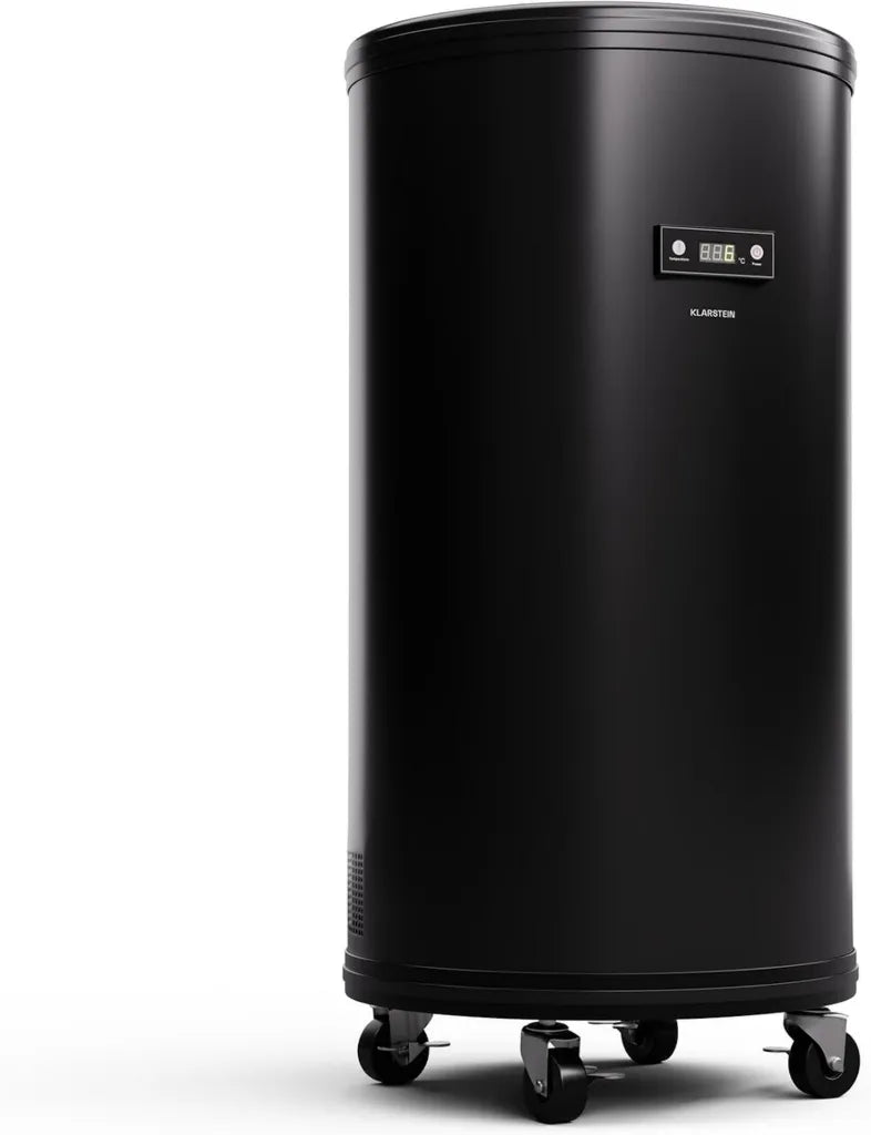 Klarstein Beersafe L Mini-Réfrigérateur Inox avec Écran LED, Capacité 70L, Température Réglable 0-16°C, Usage Intérieur/Extérieur