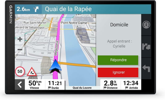 Système de Navigation GPS Garmin DriveSmart 86 MT-S EU pour Voiture