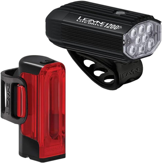 Ensemble de lumières Lezyne Lite Drive 1200 et Pro Drive 400, 1200/400 lumens