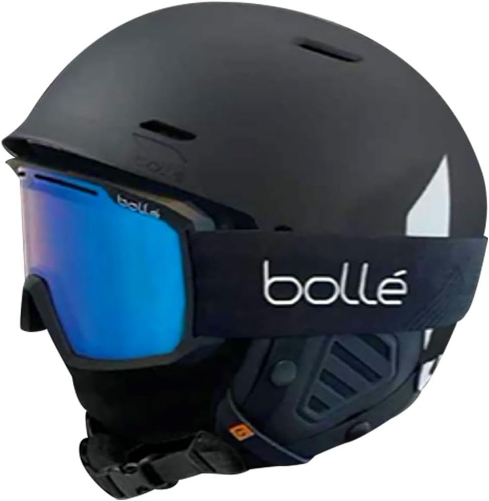 Bollé Casque de Ski Mute - Protection Solide avec Lunettes Anti-Buée