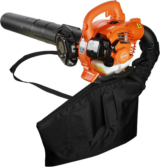 Aspirateur souffleur de feuilles – 2 en 1,0, 7kW, pour l'entretien du jardin, orange