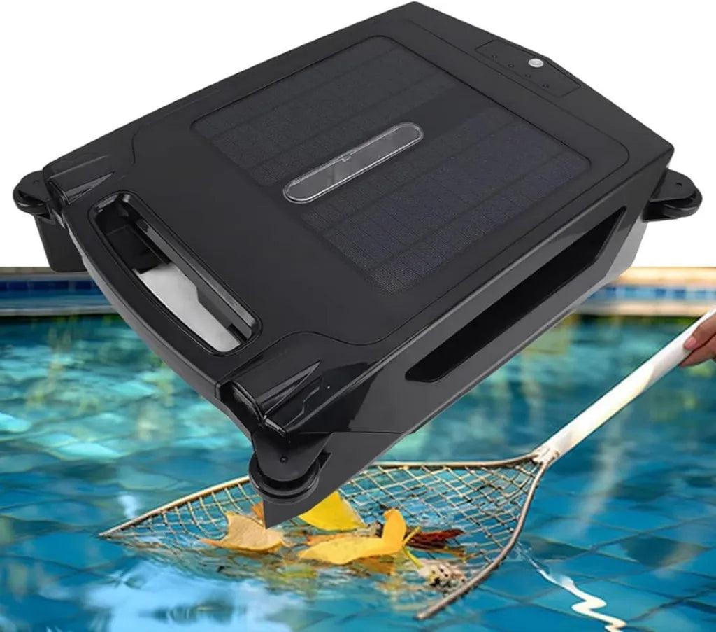 Écumoire solaire automatique sans fil pour piscine avec détection intelligente d'obstacles