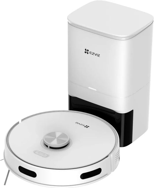Robot Aspirateur Blanc EZVIZ RE4 Plus avec Navigation Intelligente