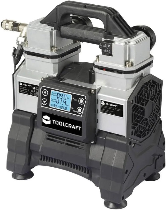Compresseur pour alimenter les outils pneumatiques et réaliser divers travaux d'atelier d'air – TO-8952876,9 bar, TOOLCRAFT TO-8952876