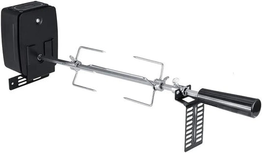 Ensemble Rôtissoire Acier Inoxydable pour Barbecue, Moteur Électrique, Capacité 10-15 KG, 2-3 Tours/Min