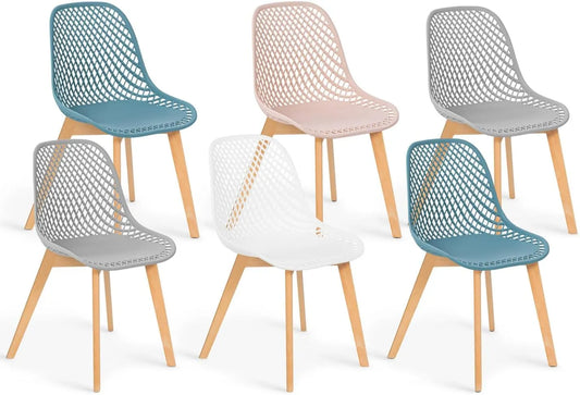 Chaise: Lot de 6, gris