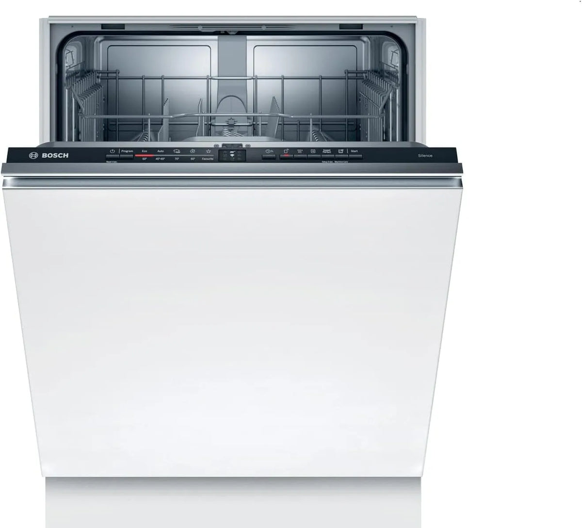 Bosch SMV2ITx22E Lave-vaisselle, 60 cm, panier à couverts, tout intégrable, rouge, Bosch SMV2ITx22E Série 2 Smart Lave-vaisselle entièrement intégré