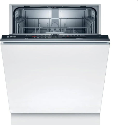 Bosch SMV2ITx22E Lave-vaisselle, 60 cm, panier à couverts, tout intégrable, rouge, Bosch SMV2ITx22E Série 2 Smart Lave-vaisselle entièrement intégré