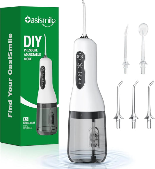 Portable, hydropulseur dentaire électrique, 300 ml, 4 Modes