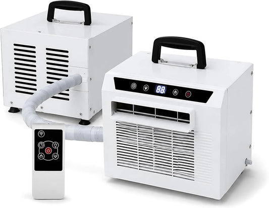 Climatiseur, 110 V, Sans Installation 110V-1Metre, Structure divisée: air froid à l'intérieur, air chaud rejeté dehors, refroidissement plus rapide