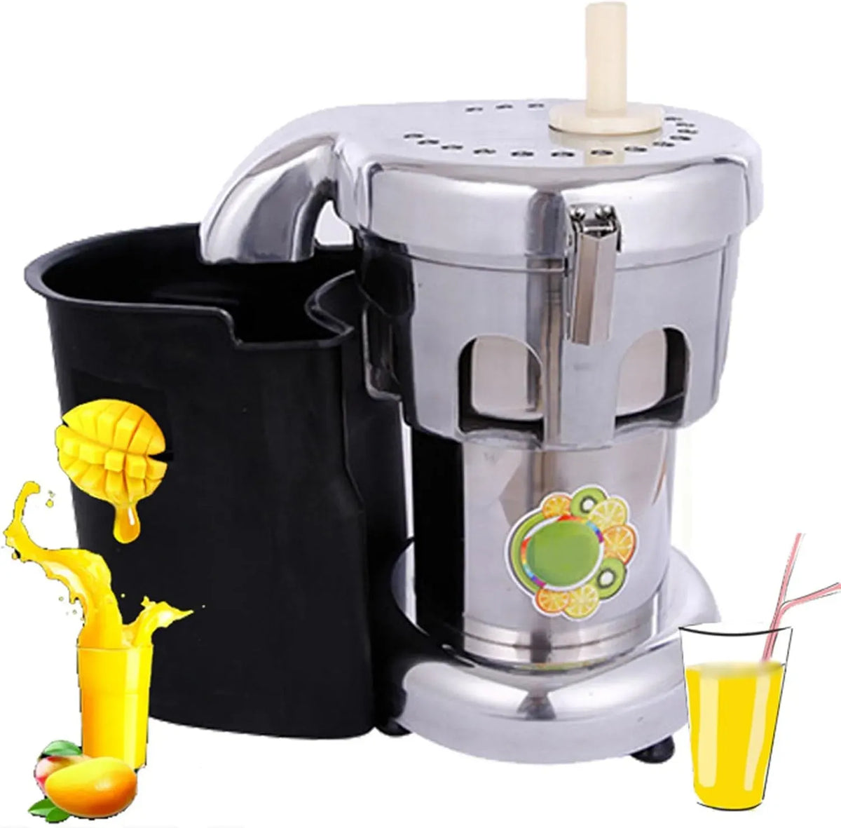 Extracteur de jus, professionnel, acier inoxydable, Machines à Presse-Agrumes en Acier Inoxydable