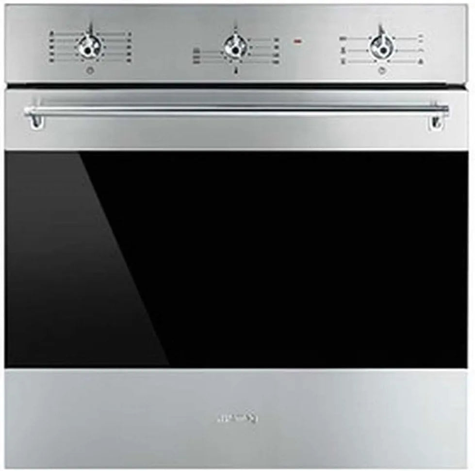 Smeg sf6381 Four électrique, 72 L, acier inoxydable, rotatif, face