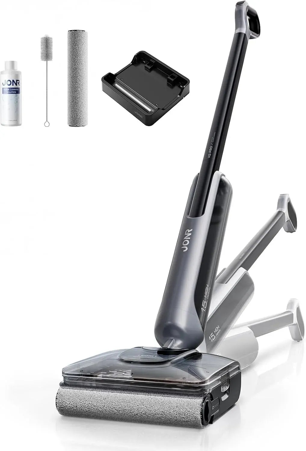Aspirateur, 1,5 L, JONR, grand réservoir, 180° Plat, Pivot 50°, 3 Côtés, Réservoir OdorLock 0,6L, 3,5 kg, 0,6 L