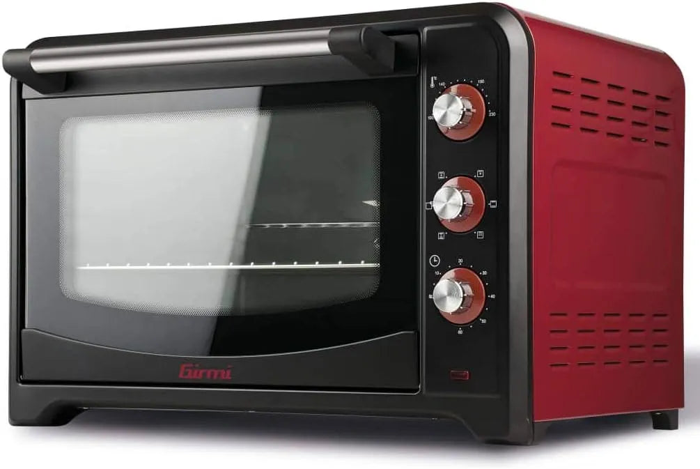 Four électrique, 42 L, 2000 W, Girmi FE42, noir, 2000W, 42 Litre, Rouge