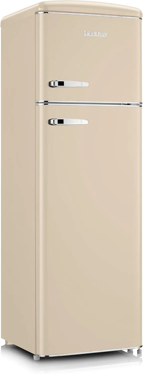 Severin Congélateur, 246 L, classe énergétique D, pose libre, armoire congélateur, RKG 8985, Réfrigérateur Double Porte avec Congélateur Largeur 55 cm