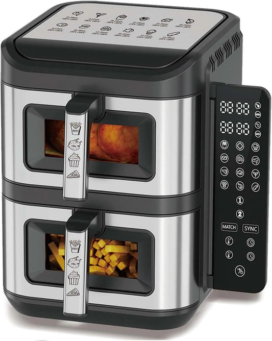 Four électrique, tactile, connectivité Smart App, double cuisson et synchronisation, idéal pour les repas en famille