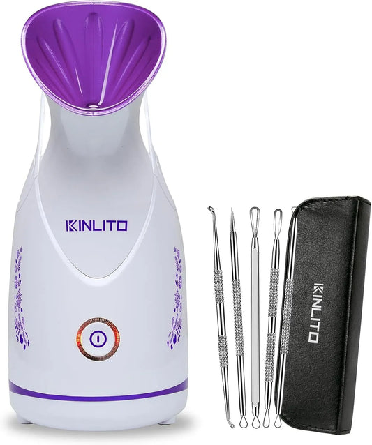 humidificateur, portable, vapeur, pour le visage vapeur avec brume chaude, KINLITO