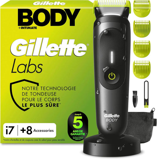 Accessoire pour appareil, Gillette Labs Body + Intimate Tondeuse Homme i7