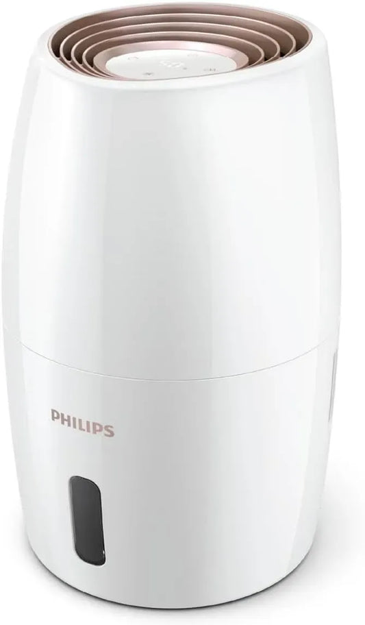Philips 200ml/h HU2716/10 Humidificateur, 2 L, 32 m, 3 vitesses, grand réservoir, dalle IPS, blanc