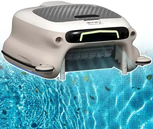 robot nettoyeur de piscine, professionnel, pour Feuilles/Cheveux/Sédiments/Pollen