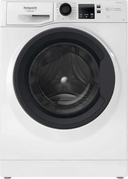 Lave-linge, 61 cm, 8 kg, classe énergétique E, vapeur, blanc, Essorage 1200 tr, min