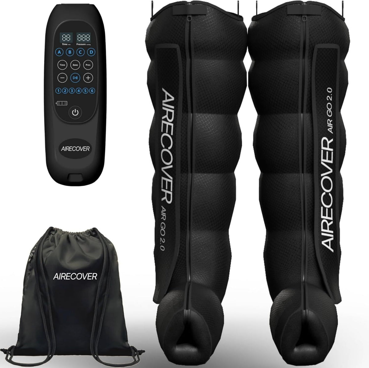 Bottes de pressothérapie: 250 mmHg, 6 Chambres, 4 Modes